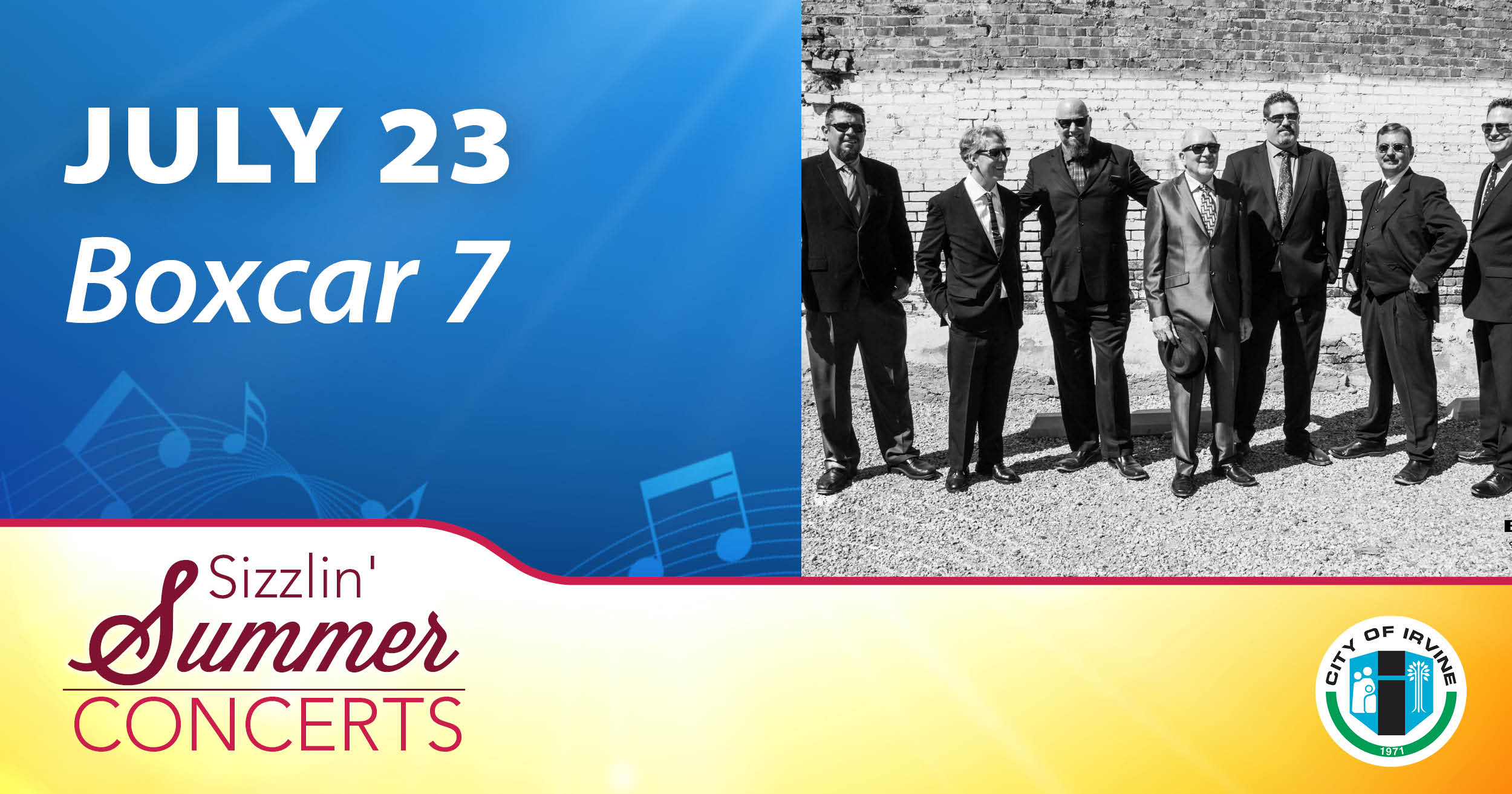 Sizzlin' Summer Concert Boxcar 7 (Blues, Soul, and Classic R&B) City